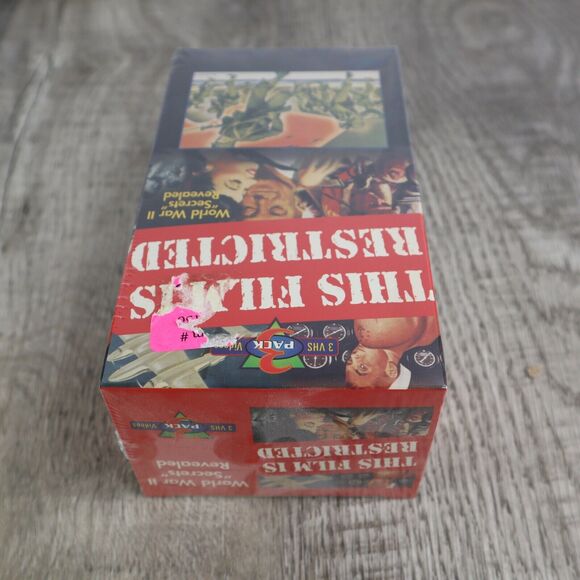 NEW The World War II 3 VHS Tape Set WW2 Film is Restricted Secrets Revealed - Picture 5 of 6